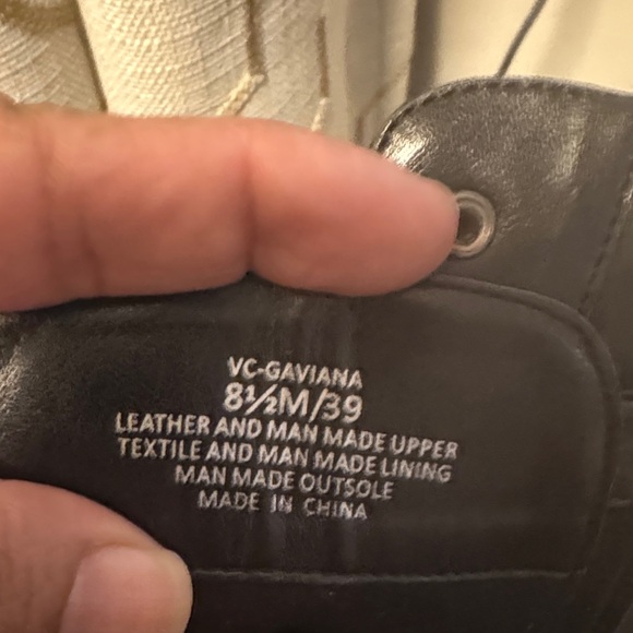 Vince Camuto Black Lace-Up Boots - Picture 5 of 7